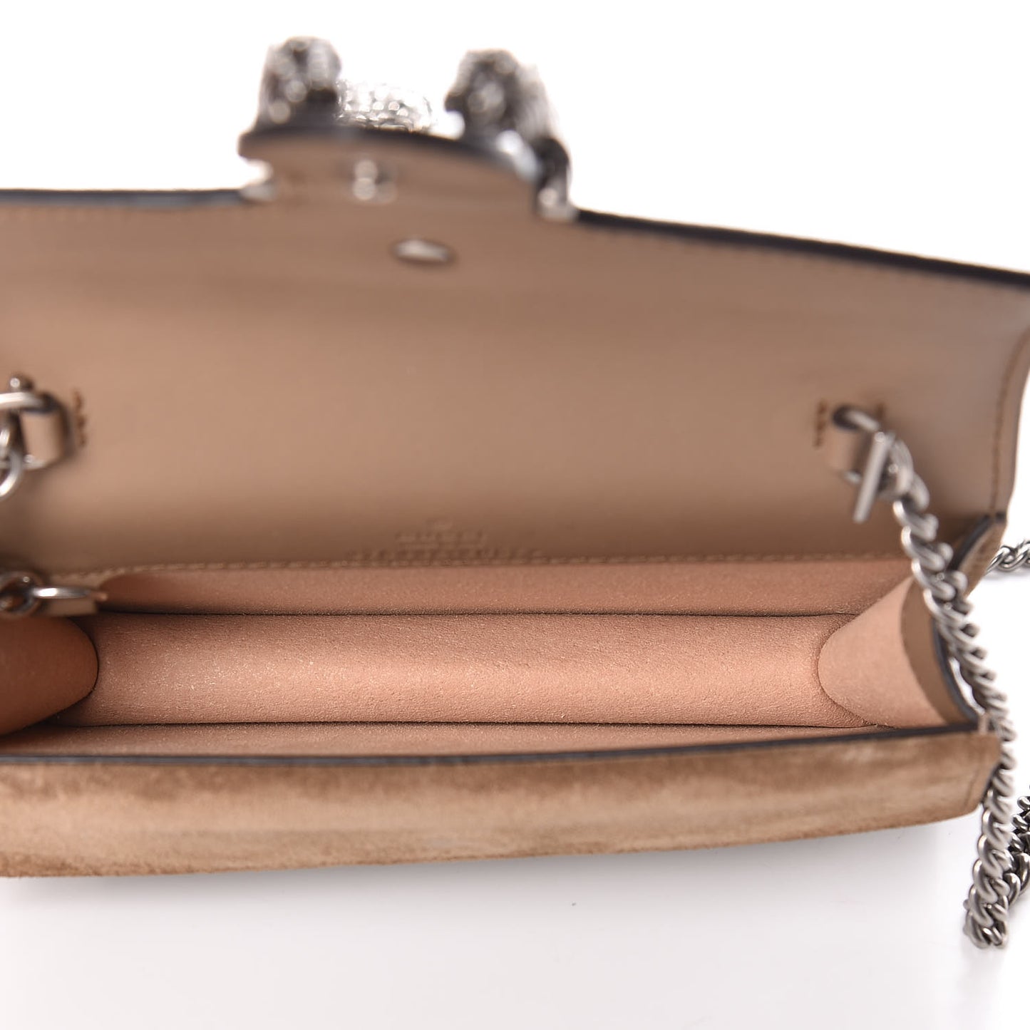 GG Supreme Monogram Super Mini Dionysus Shoulder Bag Taupe