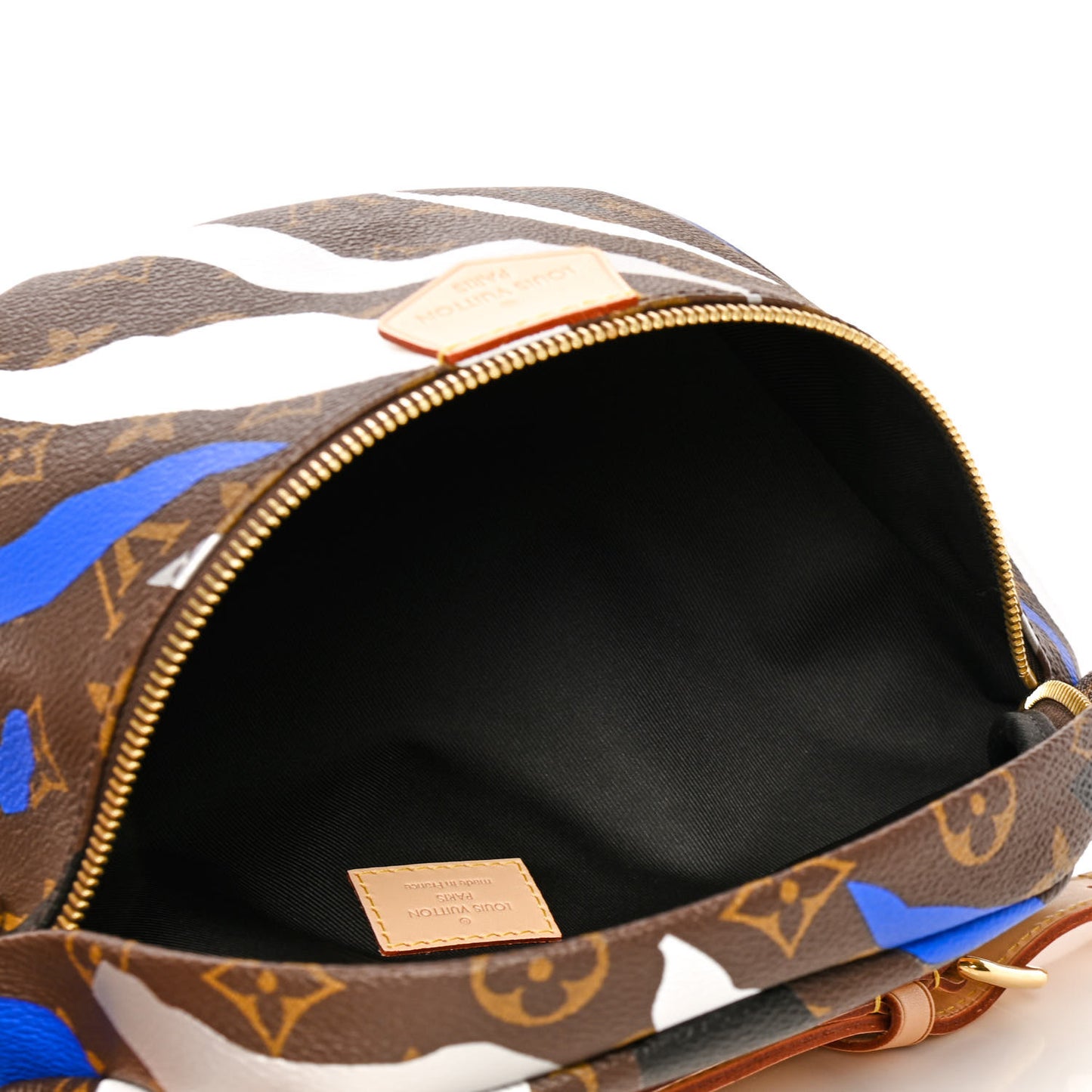 X LOL Monogram Bumbag Blue Silver