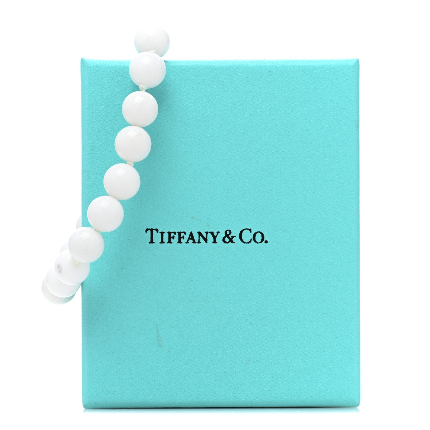 Tiffany Sterling Silver Dolomite Bead Toggle Bracelet 5 of 5