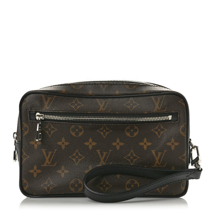 Louis Vuitton Monogram Macassar Kasai Clutch Black 1 of 7
