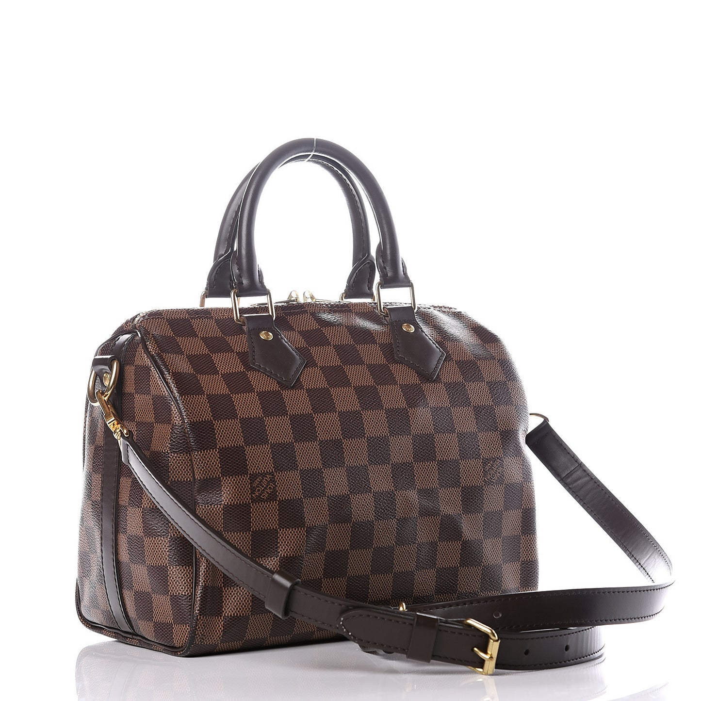 Damier Ebene Speedy Bandouliere 25
