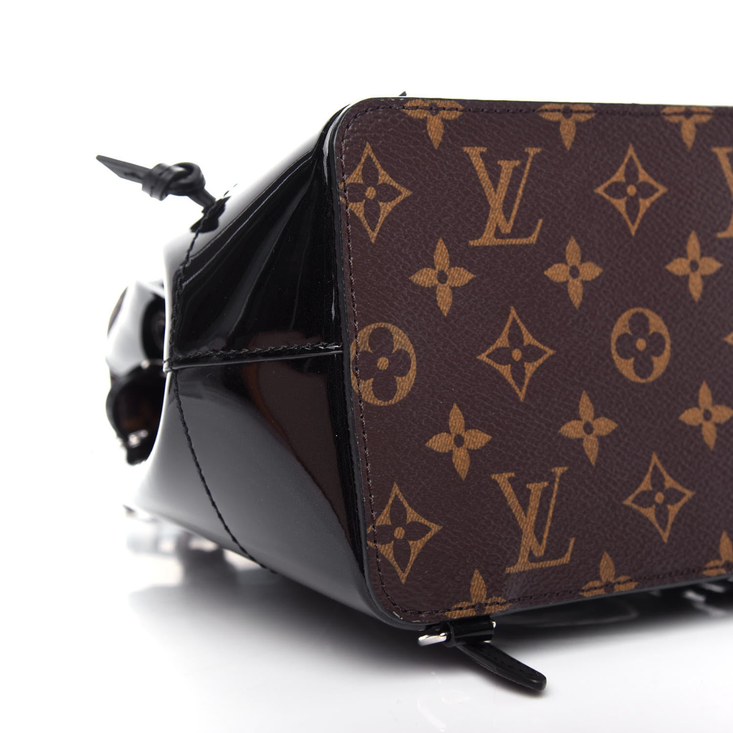 Louis Vuitton Patent Monogram Hot Springs Backpack Black 7 of 10