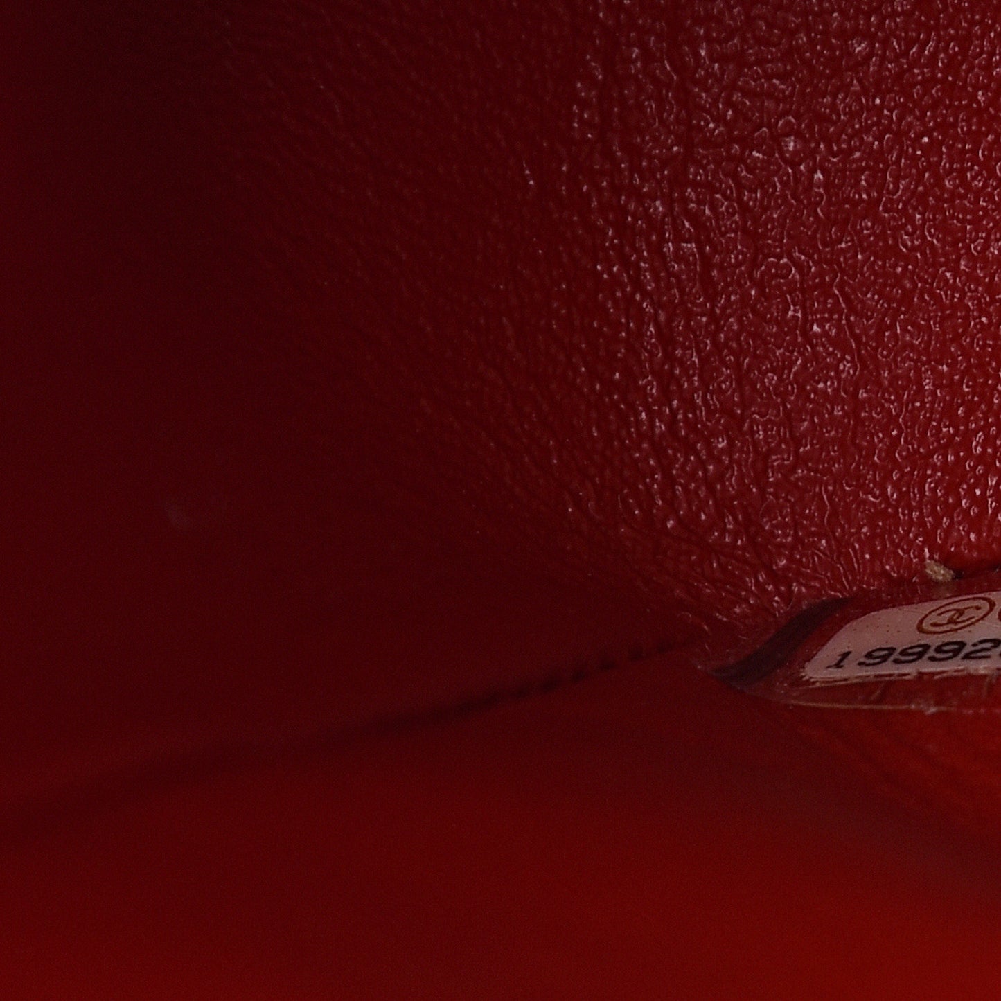 Lambskin Quilted Jumbo Double Flap Red