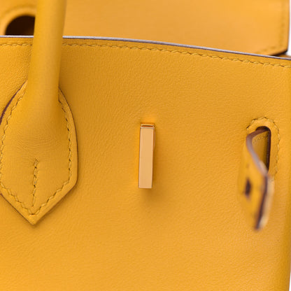 Hermes Swift Birkin 25 Jaune Ambre 9 of 25