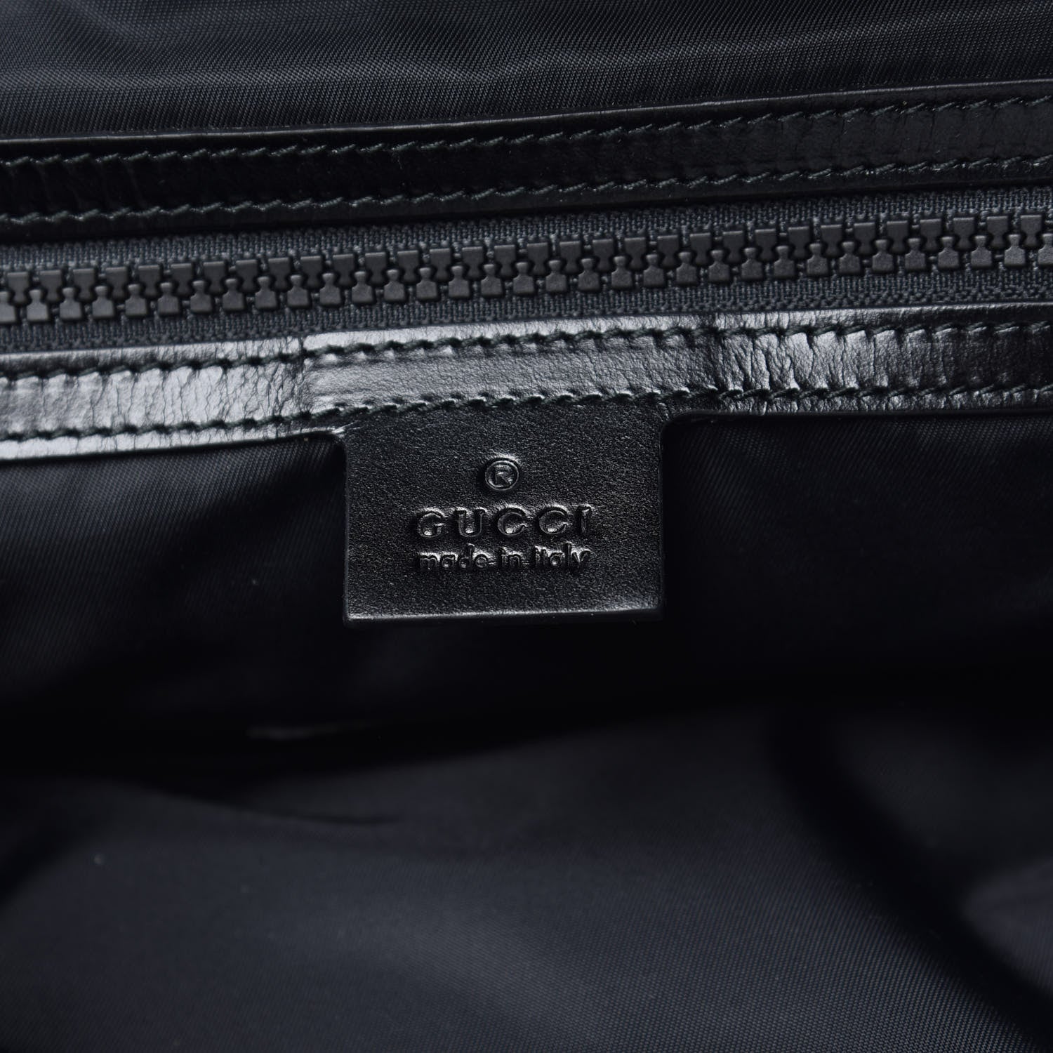 Gucci Techno Canvas GucciGhost Double Buckle Backpack Black New Acquamarine 5 of 9