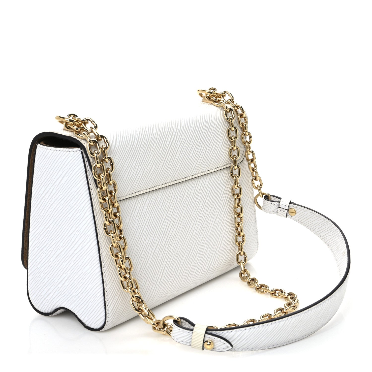 Louis Vuitton Epi Twist Shoulder Bag MM White 5 of 12