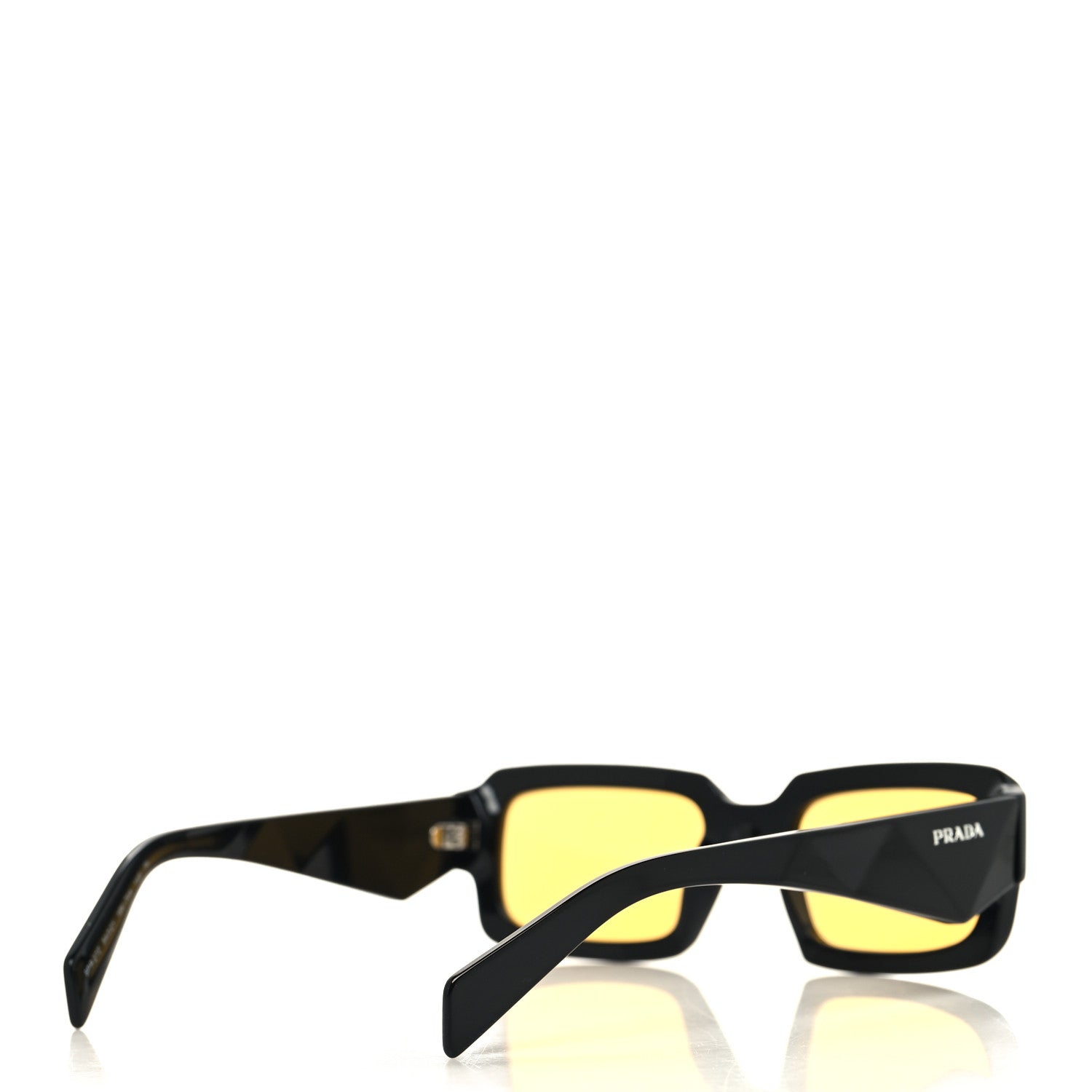 Prada Acetate Symbole Sunglasses SPR 27Z Black 4 of 7