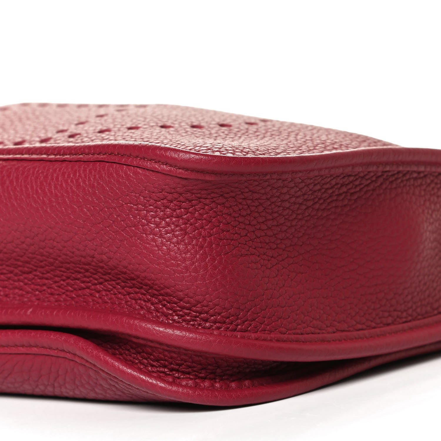 Hermes Taurillon Clemence Evelyne III PM Rouge Grenat 10 of 10