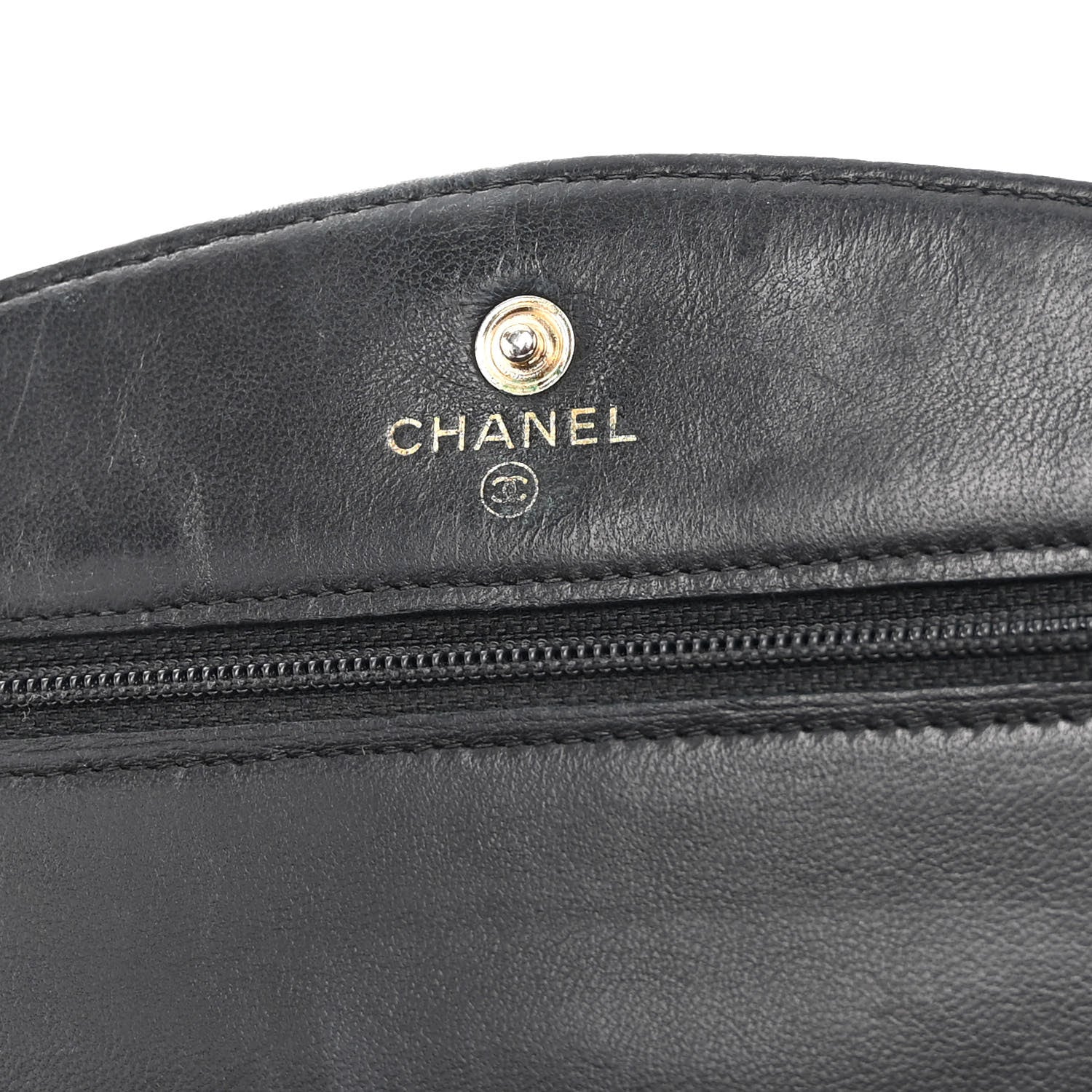 Chanel Caviar Timeless CC Wallet on Chain WOC Black 6 of 11