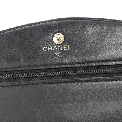 Chanel Caviar Timeless CC Wallet on Chain WOC Black 6 of 11