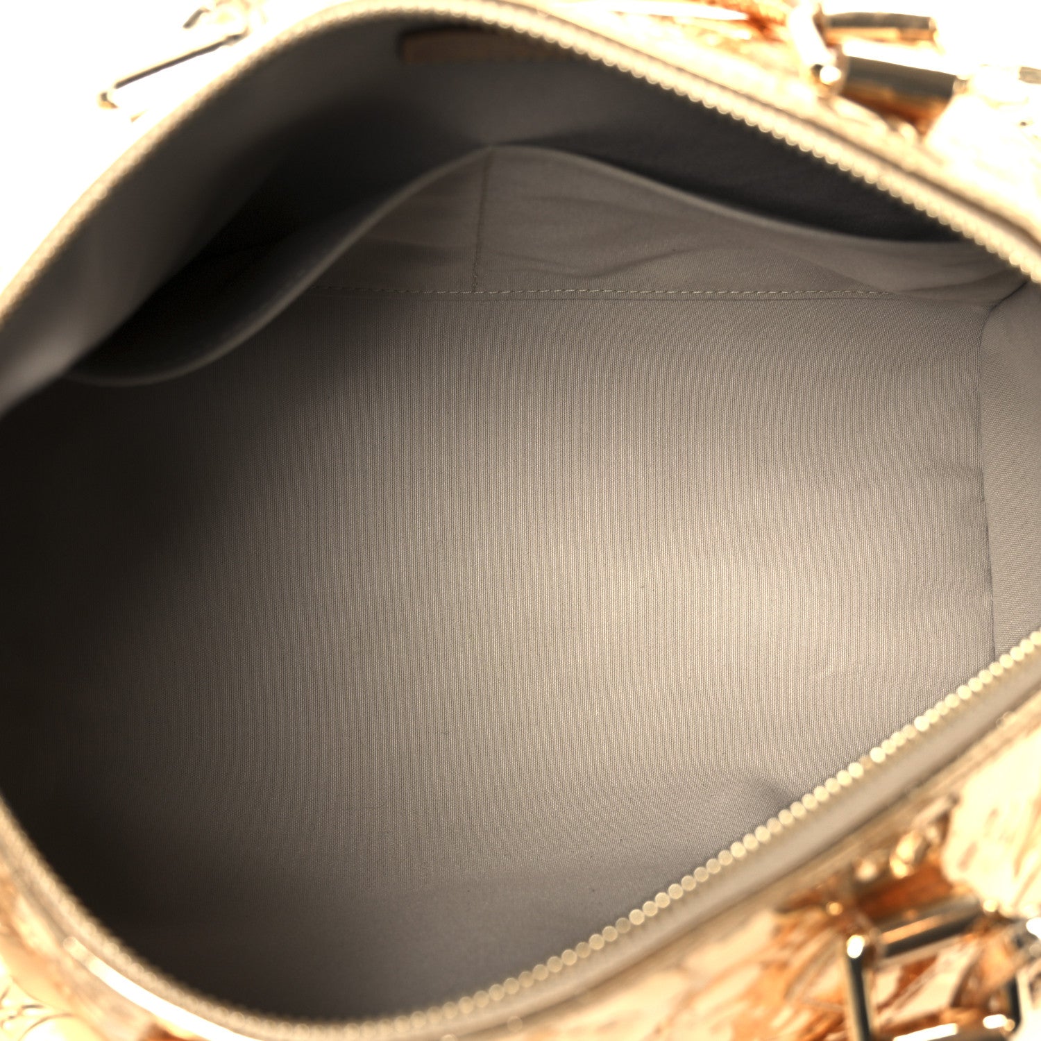 Louis Vuitton Monogram Miroir Speedy 30 Gold 5 of 12