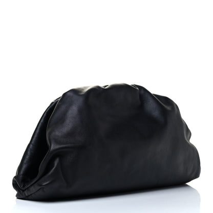 Bottega Veneta Smooth Butter Calf The Pouch Oversized Clutch Black 2 of 4