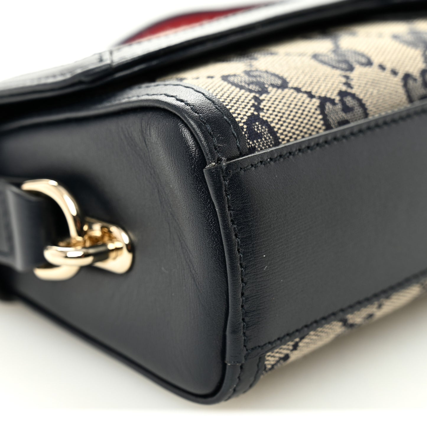 GG Monogram Small Luce Shoulder Bag Beige Blue