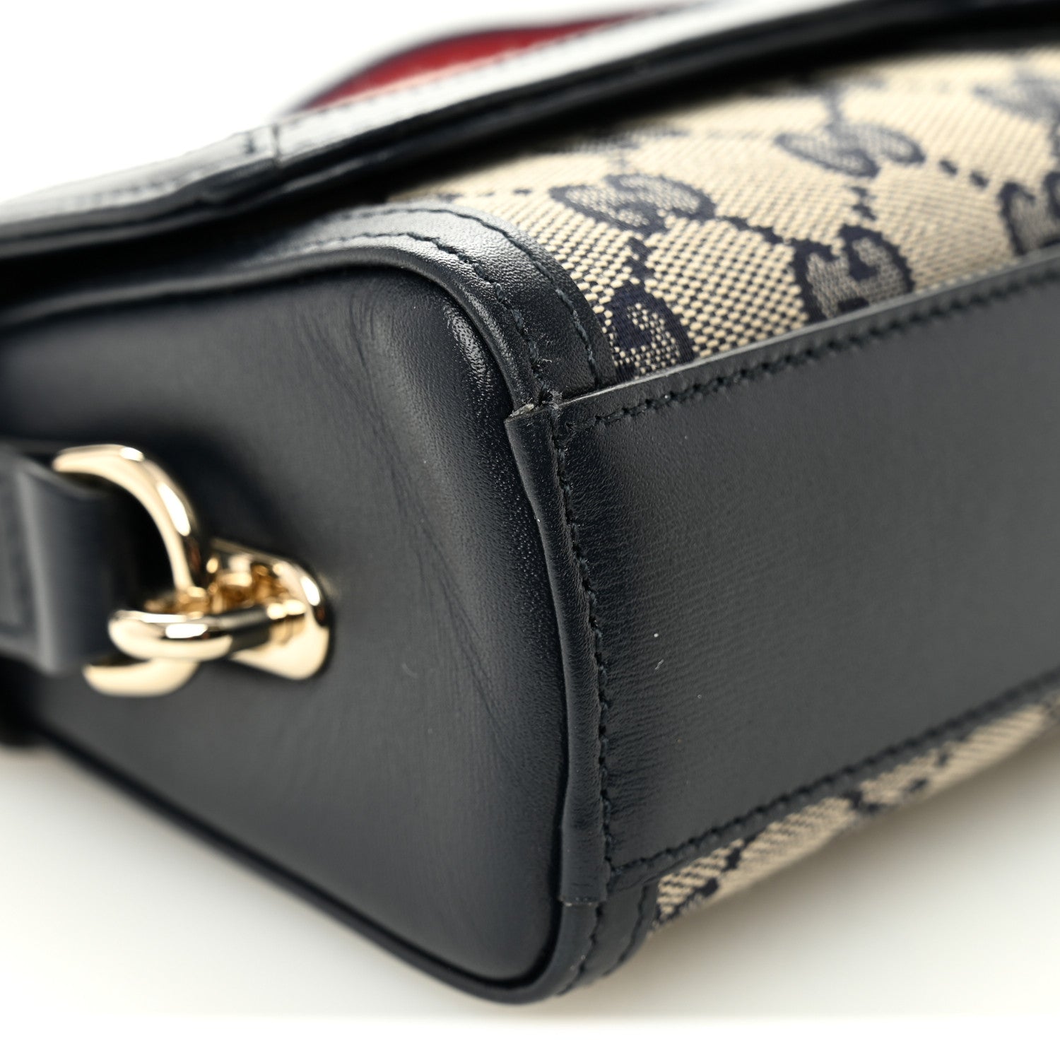 Gucci GG Monogram Small Luce Shoulder Bag Beige Blue 9 of 10