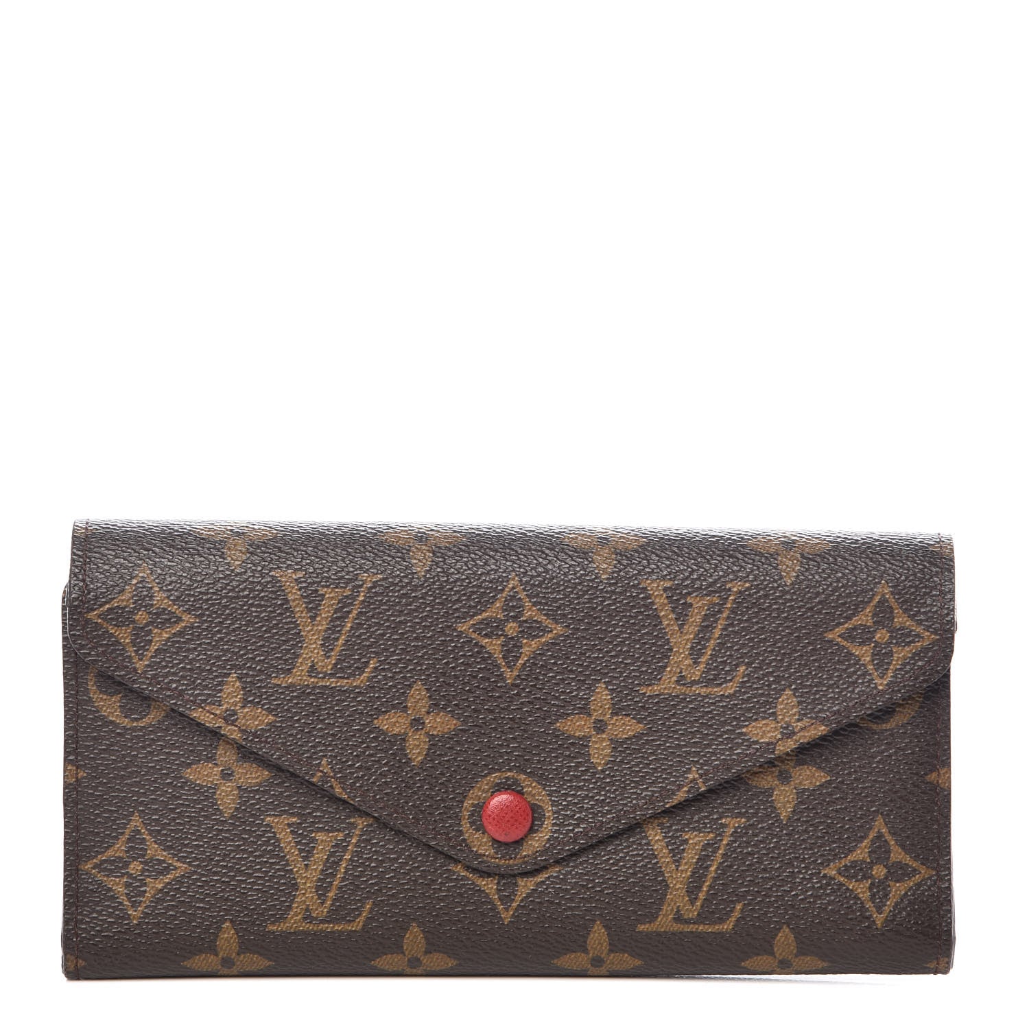 Louis Vuitton Monogram Josephine Wallet Red 1 of 12