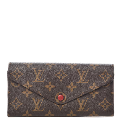 Louis Vuitton Monogram Josephine Wallet Red 1 of 12