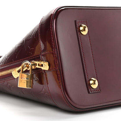 Louis Vuitton Vernis Alma PM Rouge Fauviste 9 of 10
