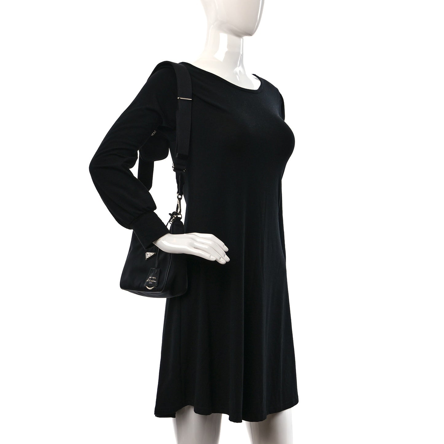 Nylon Re-Edition 2005 Shoulder Bag Black