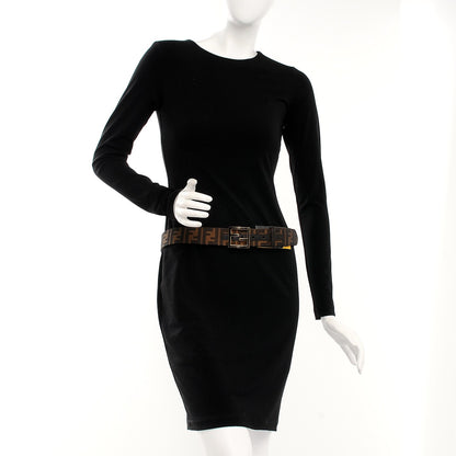 Fendi Zucca FF Buckle Belt 90 36 Tobacco 2 of 7
