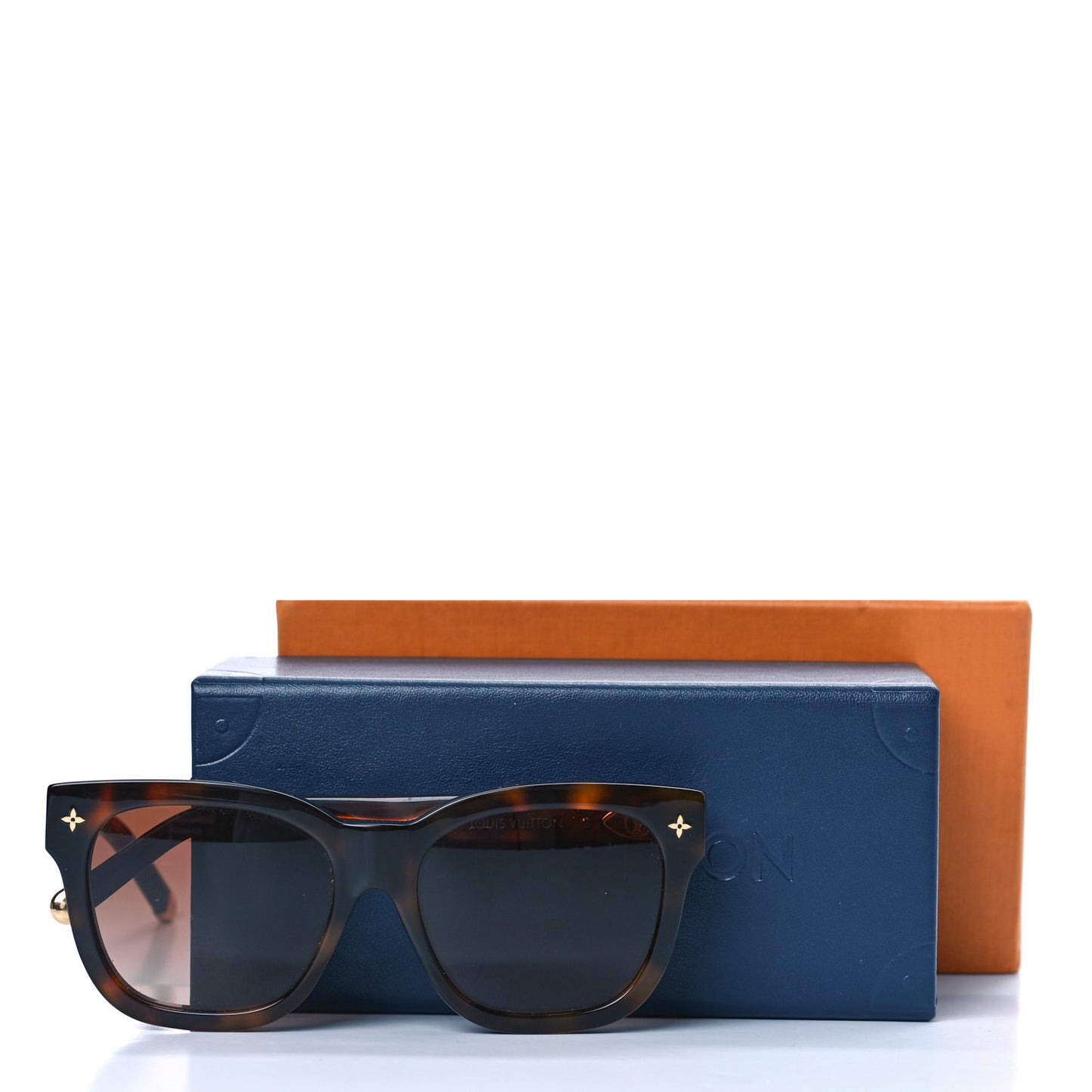 Acetate My Monogram Square Sunglasses Z1524E Dark Tortoise