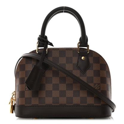 Louis Vuitton Damier Ebene Alma BB 1 of 10