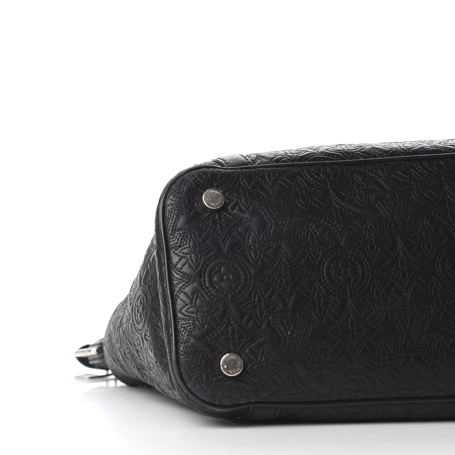 Louis Vuitton Monogram Lambskin Antheia Ixia GM Black 7 of 10