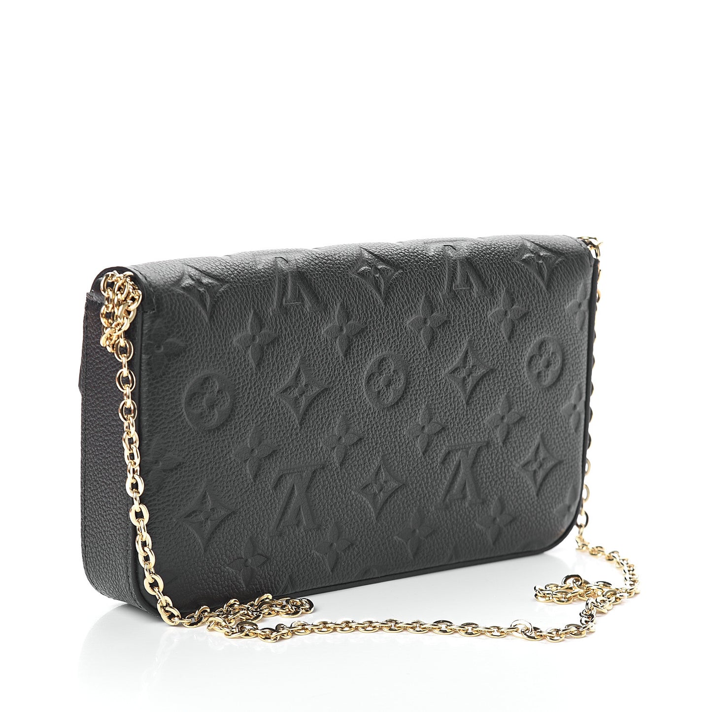 Empreinte Pochette Felicie Chain Wallet Black