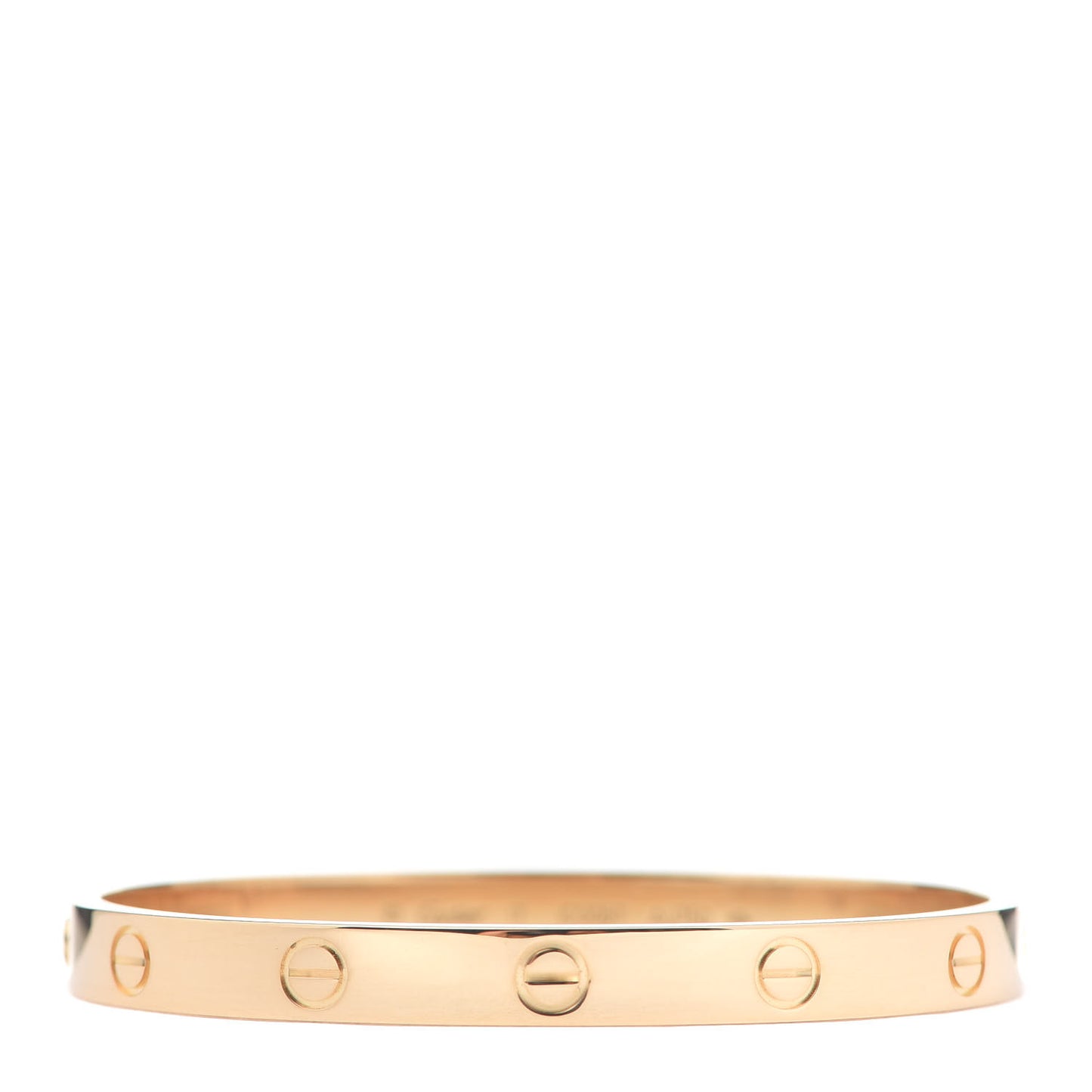 18K Yellow Gold LOVE Bracelet 17