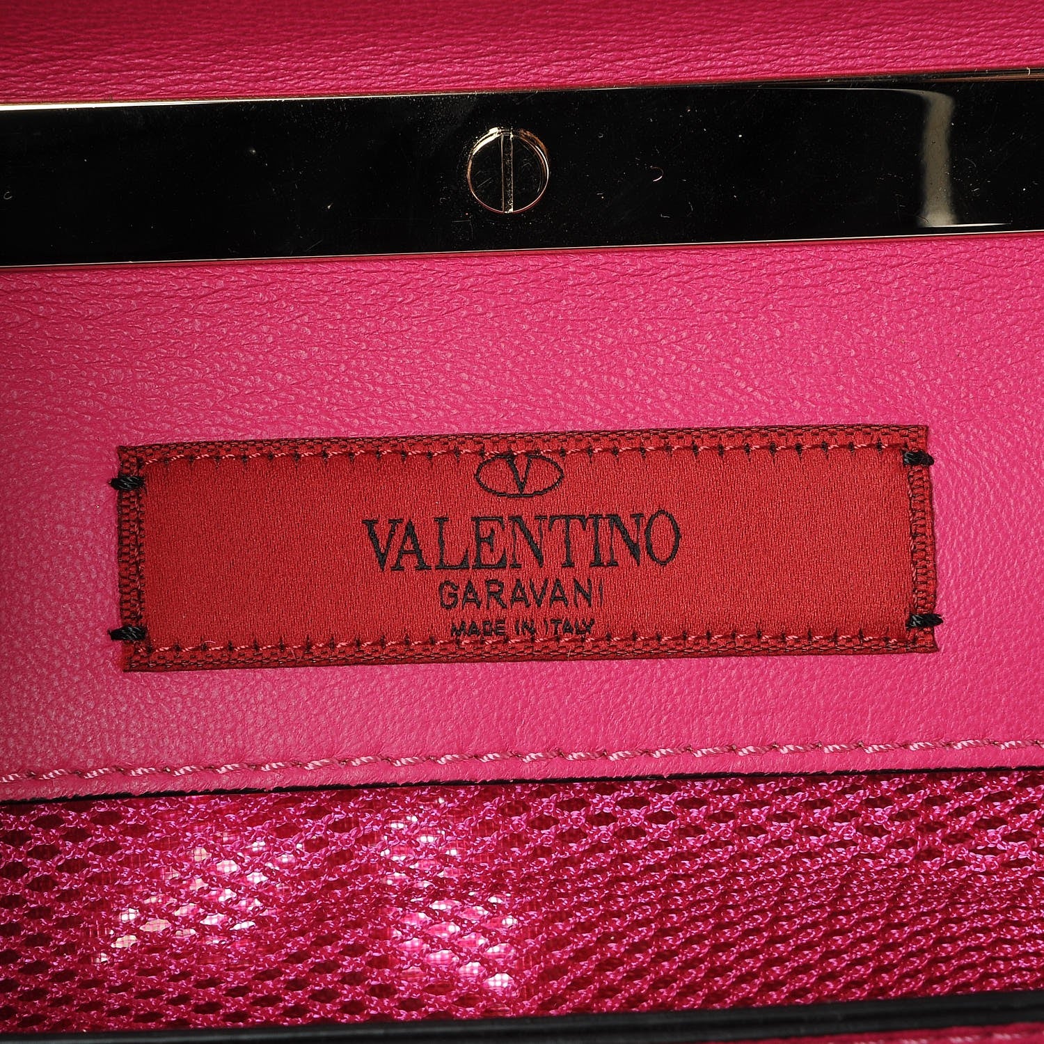 Valentino Garavani Nappa Lace Girello Flap Pop Fuxia 7 of 8