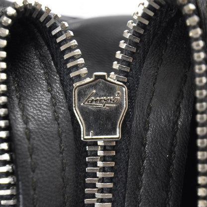 Balenciaga Leather Suede Stingray Cherche Midi Chain Link Bag Black 12 of 13