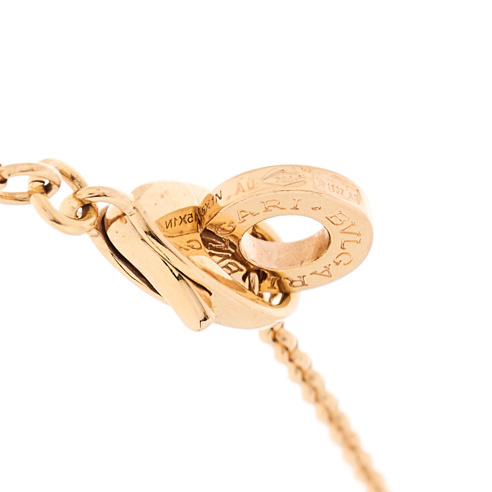 18K Rose Gold Mini B.Zero1 Pendant Necklace