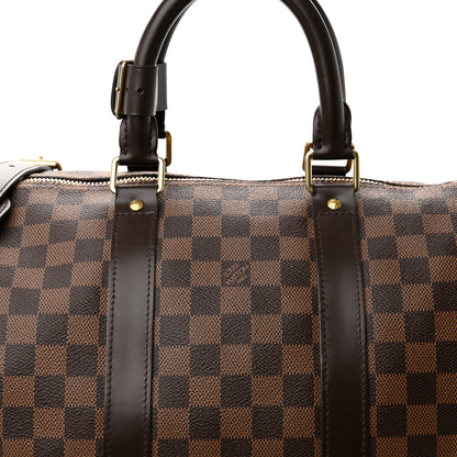Louis Vuitton Damier Ebene Keepall Bandouliere 45 8 of 14