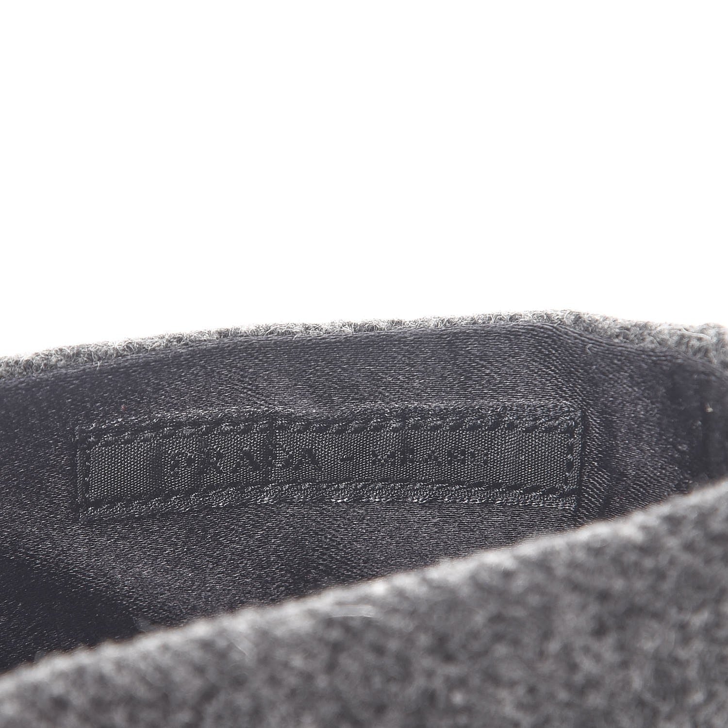 Prada Felt Slippers Loafers 37 Anthracite 8 of 12
