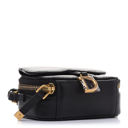 Christian Dior Goatskin Mini Saddle Pouch Black 4 of 9