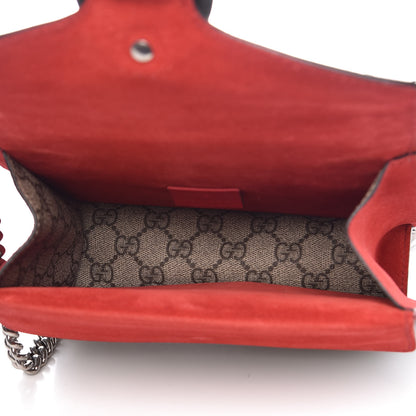Gucci GG Supreme Monogram Mini Dionysus Shoulder Bag Hibiscus Red 6 of 15