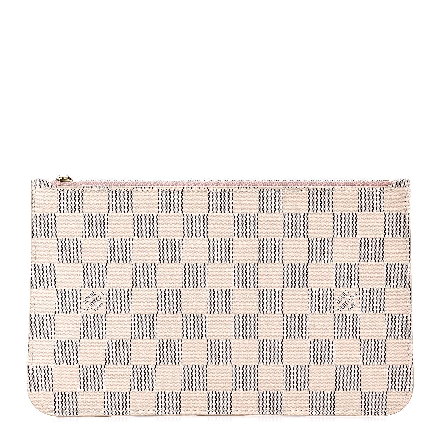 Louis Vuitton Damier Azur Neverfull MM GM Pochette Rose Ballerine 1 of 10