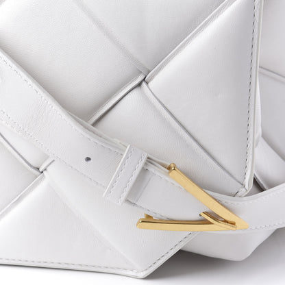 Bottega Veneta Nappa Intreccio Padded Top Handle Shoulder Bag White 10 of 11