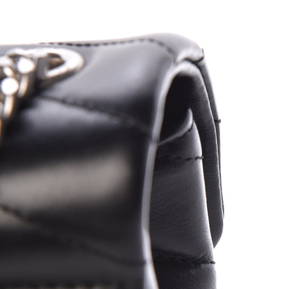 Saint Laurent Calfskin Y Quilted Monogram Medium Loulou Chain Satchel Black 15 of 16