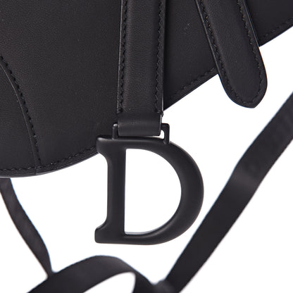 Christian Dior Ultra Matte Calfskin Saddle Belt Bag Black 9 of 10