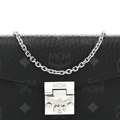MCM Visetos Large Patricia Wallet On Chain Black 8 of 11