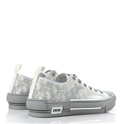 Christian Dior Technical Canvas Oblique Mens B23 Low Top Sneaker 43 43 White Grey 4 of 10