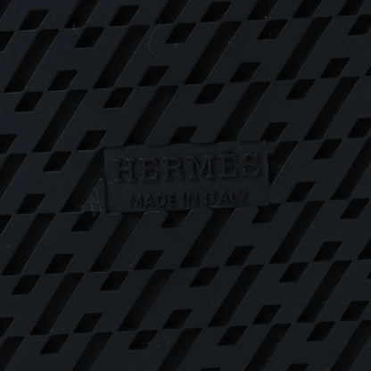 Hermes Woolskin Womens Chypre Sandals 37 Vert Anglais 8 of 12