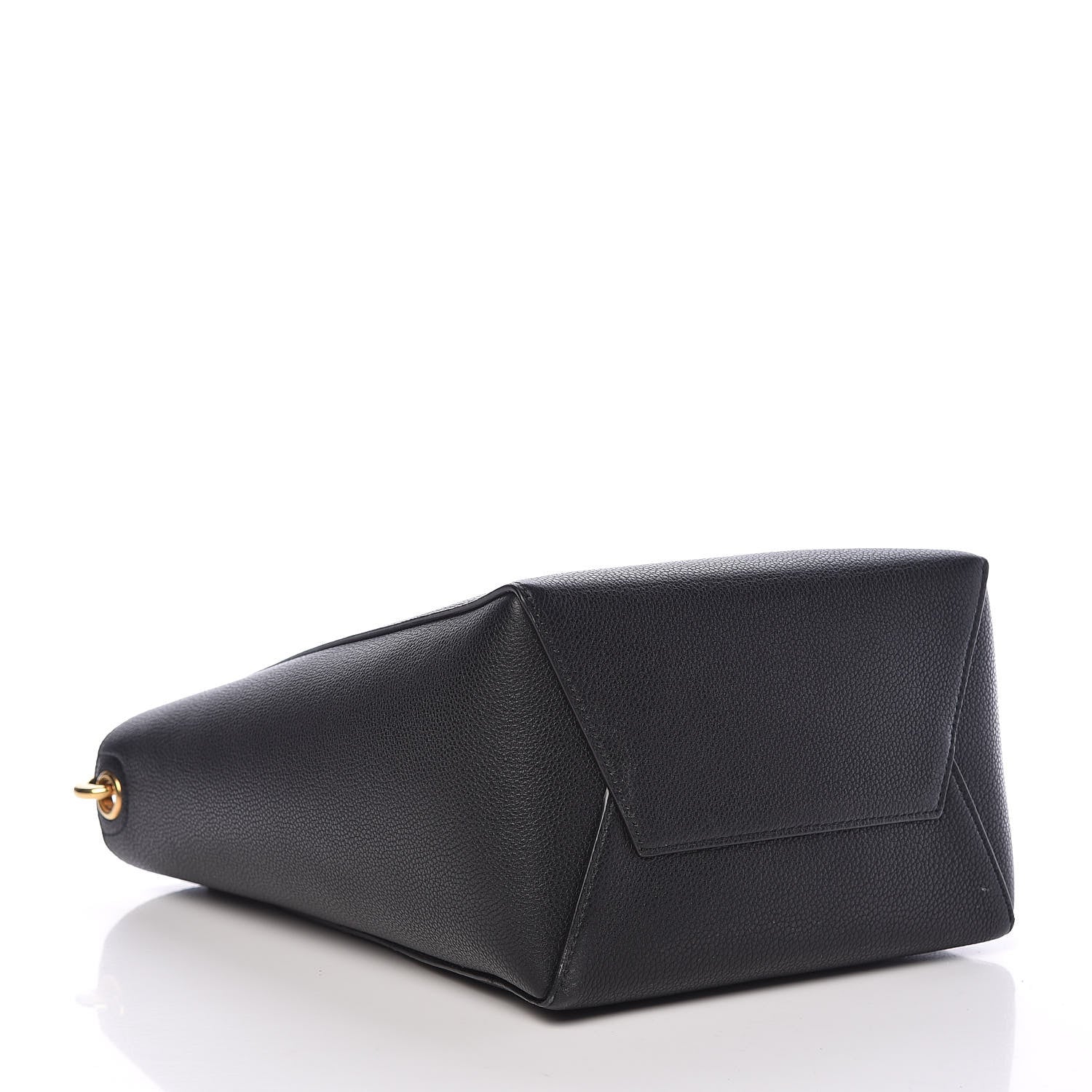 Celine Soft Grained Calfskin Small Sangle Bucket Bag Black 4 of 9