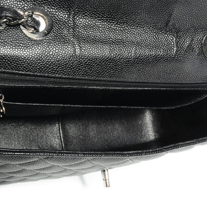 Chanel Caviar Jumbo Single Flap Black 6 of 9