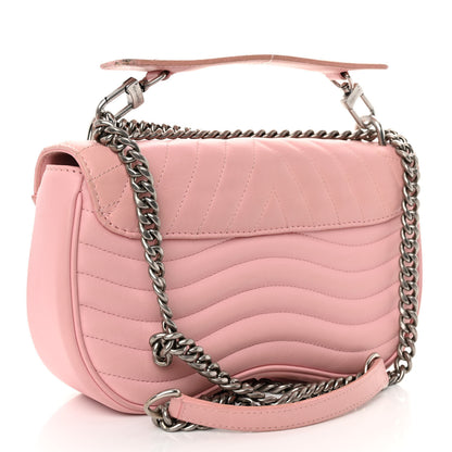 Louis Vuitton Calfskin New Wave Chain MM Smoothie Pink 3 of 10
