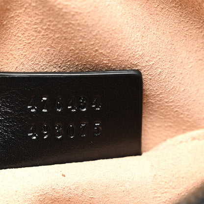 Gucci Calfskin Matelasse GG Marmont Belt Bag 75 30 Black 75/30 Black 7 of 10