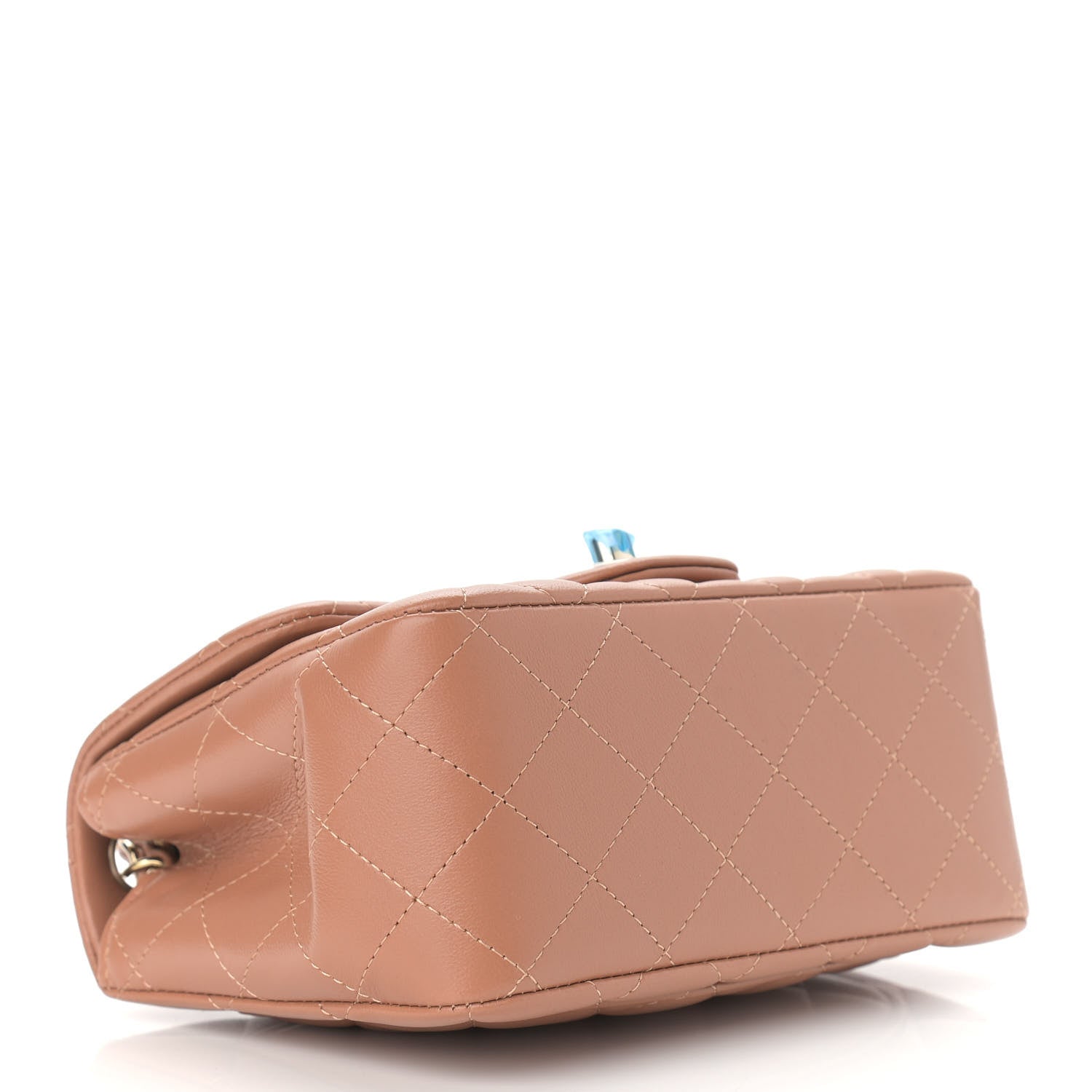 Chanel Lambskin Quilted Mini Square Flap Brown 4 of 11