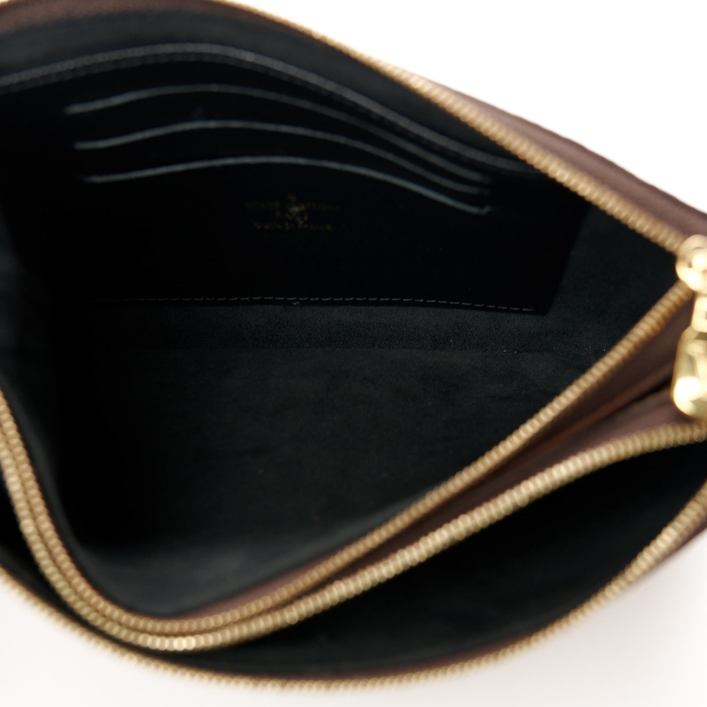 Reverse Monogram Giant Double Zip Pochette