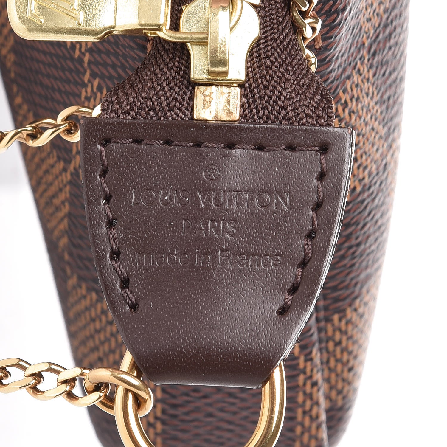 Louis Vuitton Damier Ebene Mini Pochette Accessories 6 of 8