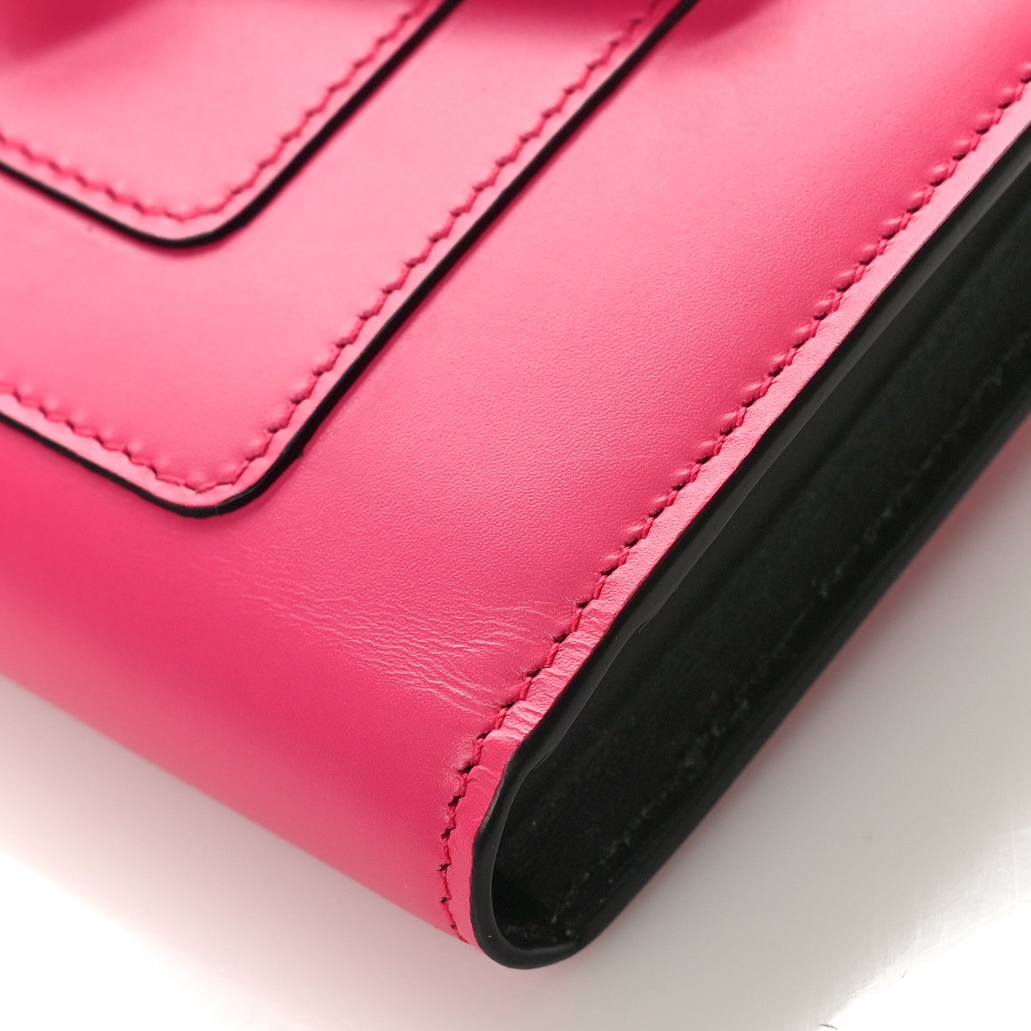 Bulgari Calfskin Serpenti Forever Chain Wallet Pink 9 of 9
